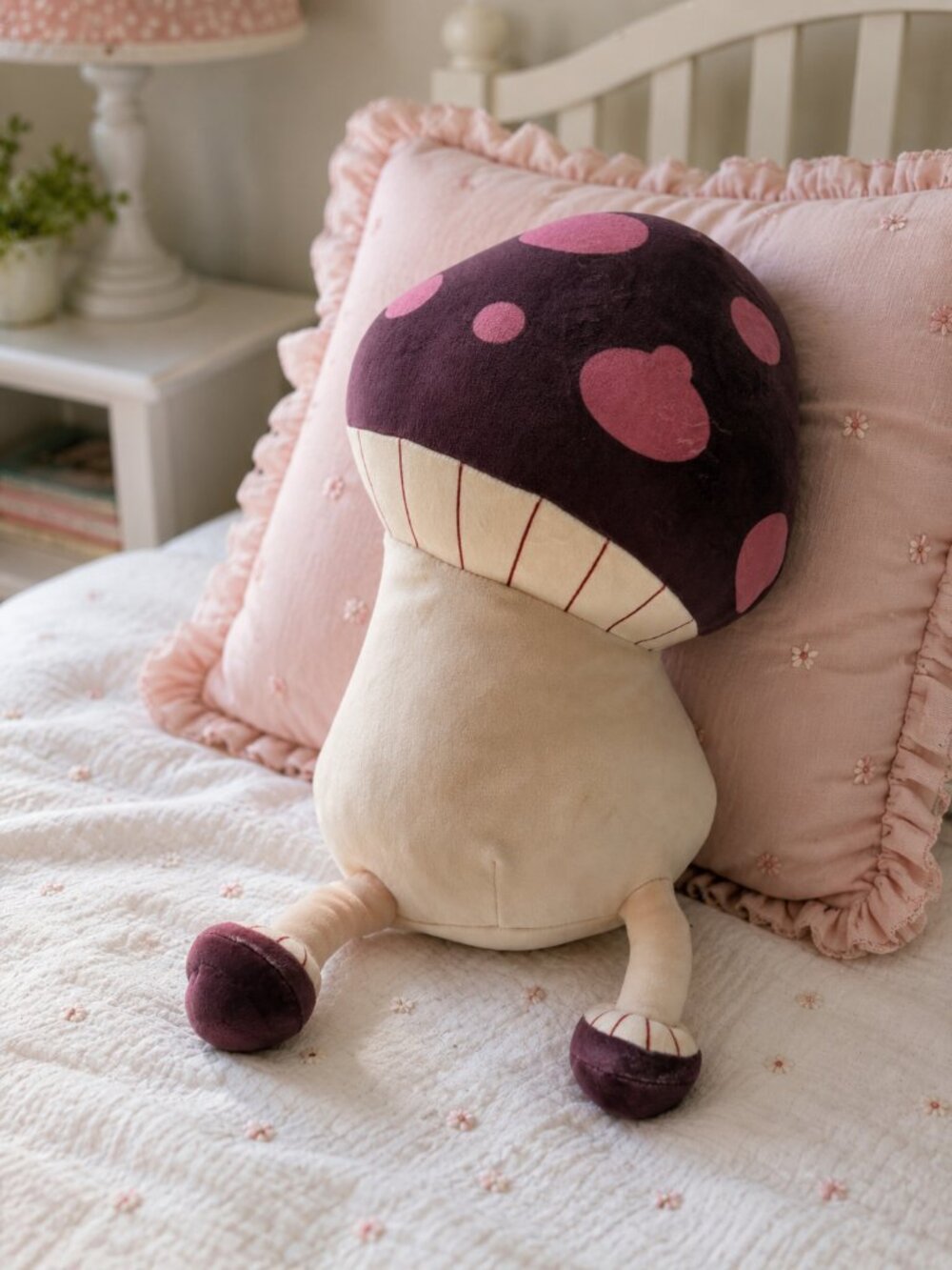 FuRyu Delicious in Dungeon Motchiri Big Walking Mushroom Plush 16" Japan Anime